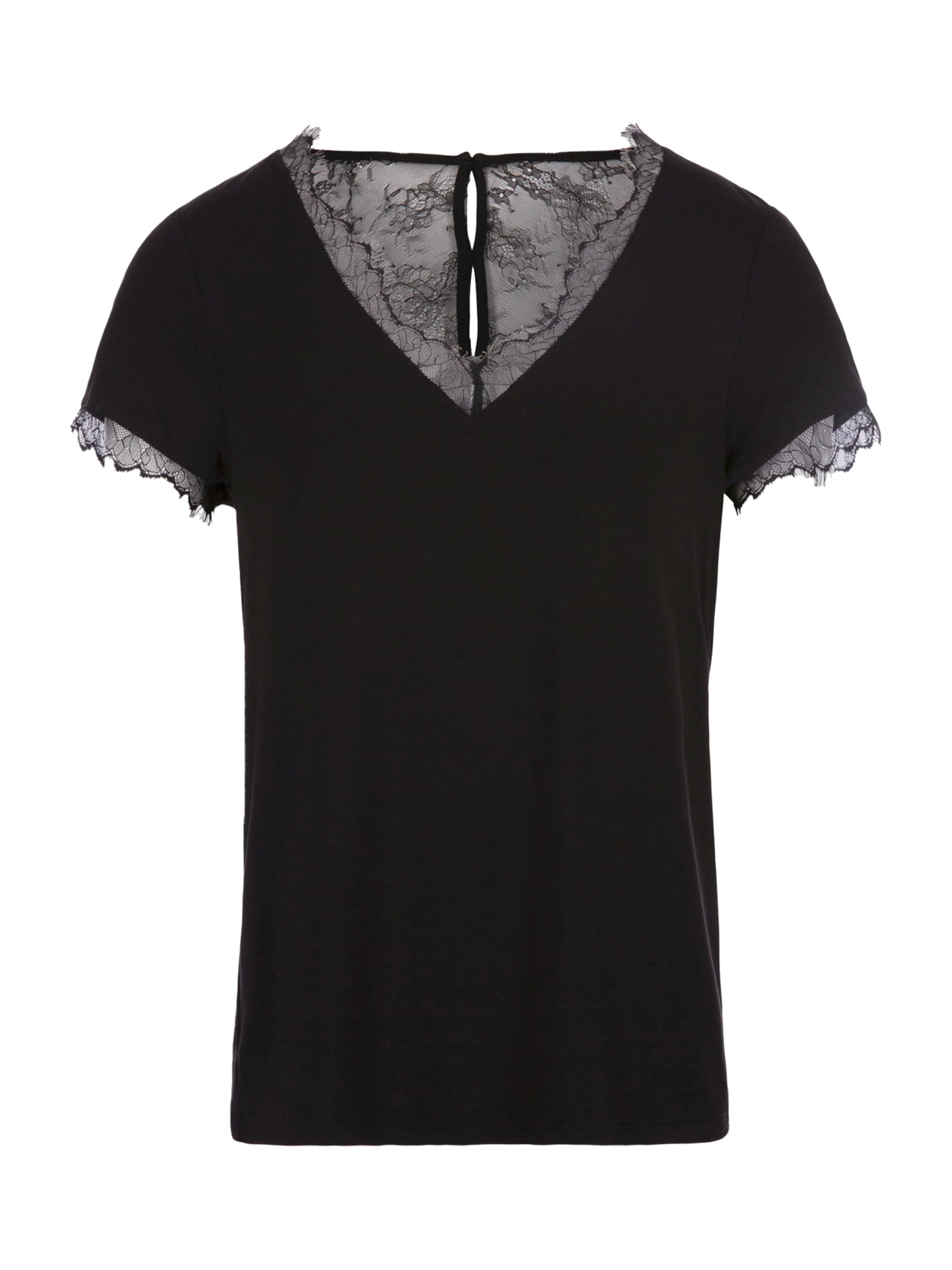 T-shirt Morgan en noir : devant