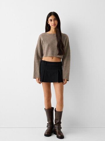 Bershka Sweater in Brown