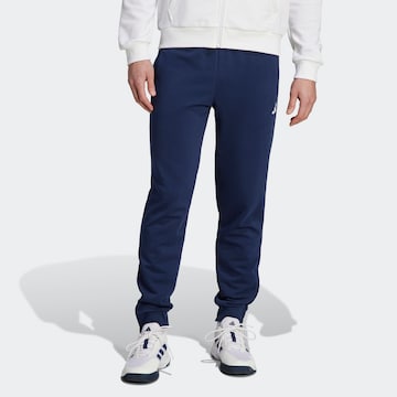 ADIDAS PERFORMANCE Tapered Sportbroek 'Club Teamwear Graphic ' in Blauw