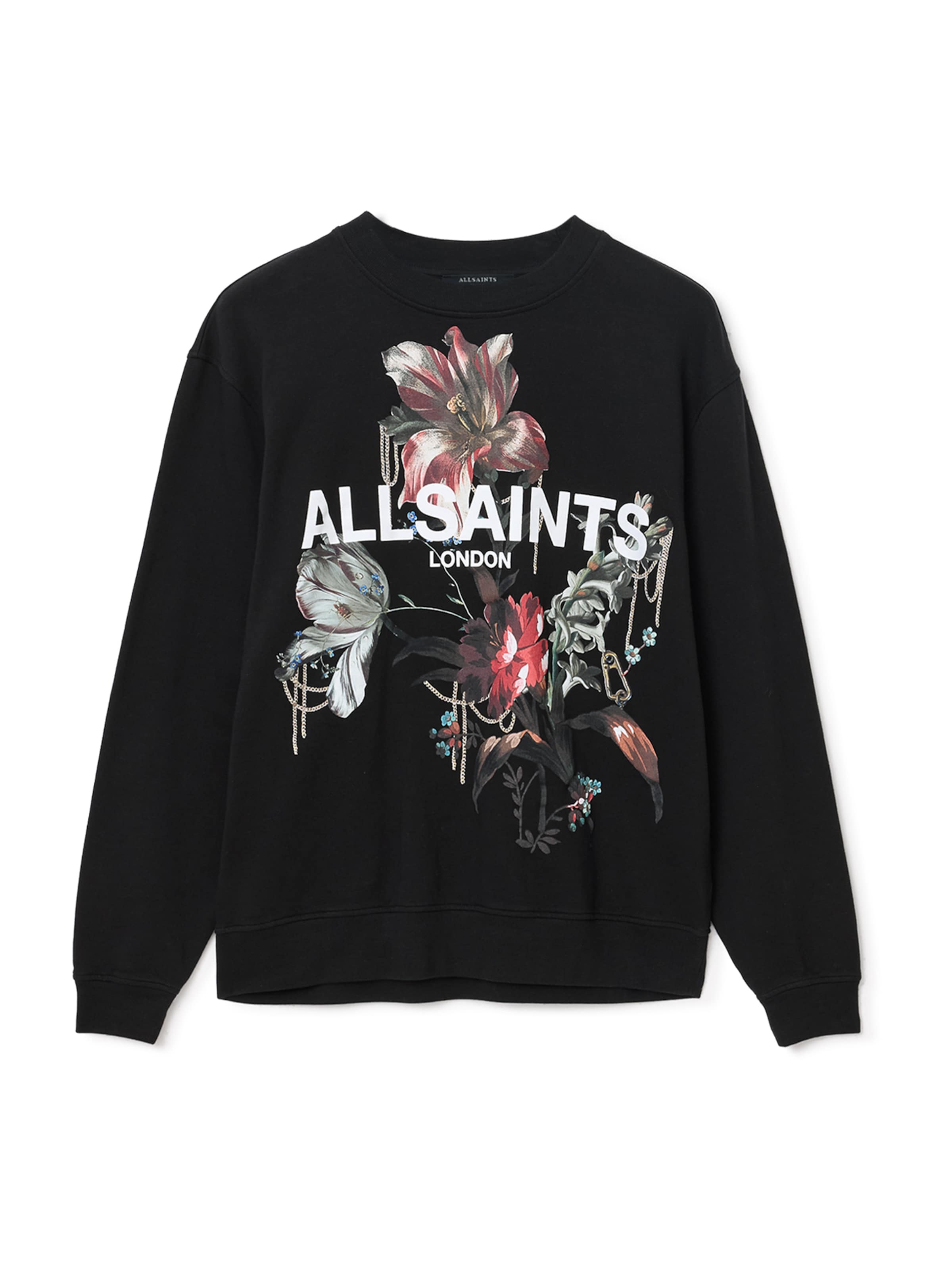 AllSaints Sweatshirt 'ANIA ETTA' in Zwart: voorkant