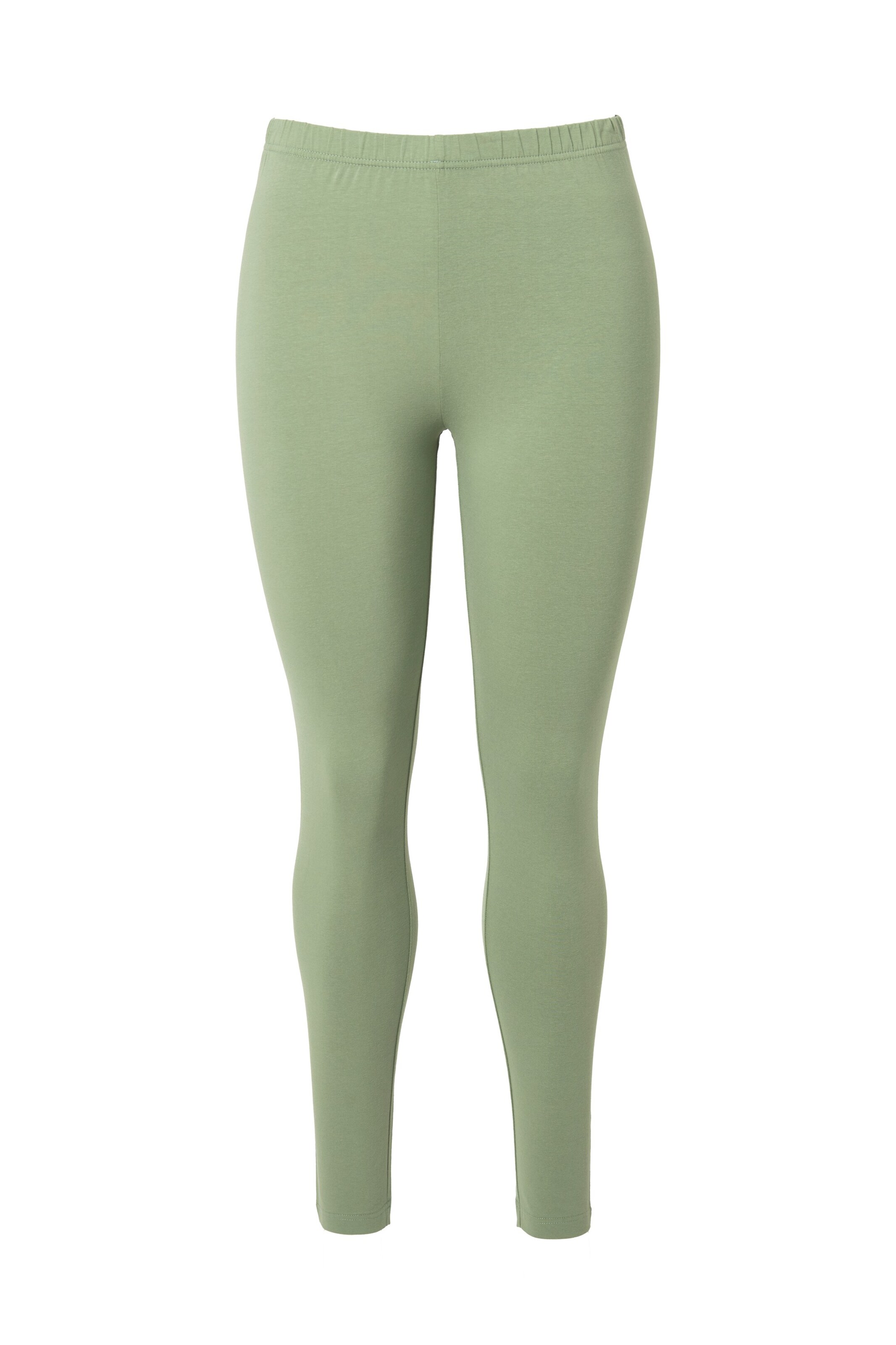 Ulla Popken Skinny Leggings in Grün: Vorderseite