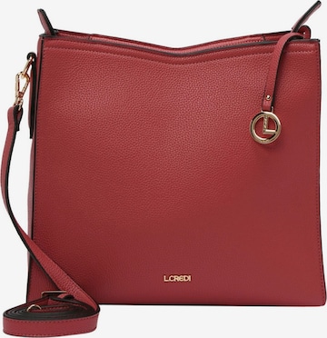 L.CREDI Crossbody Bag 'Liora ' in Red: front