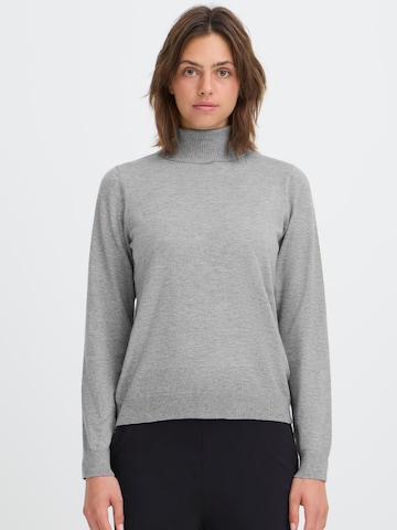 Pullover 'Nora' di Oxmo in grigio: frontale