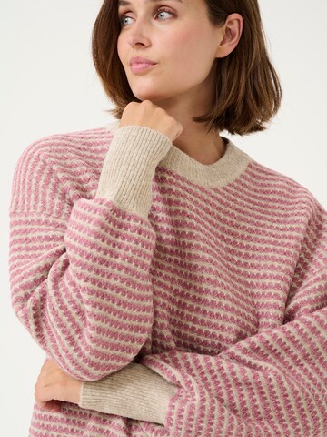 Kaffe Sweater 'KA Ellery' in Pink