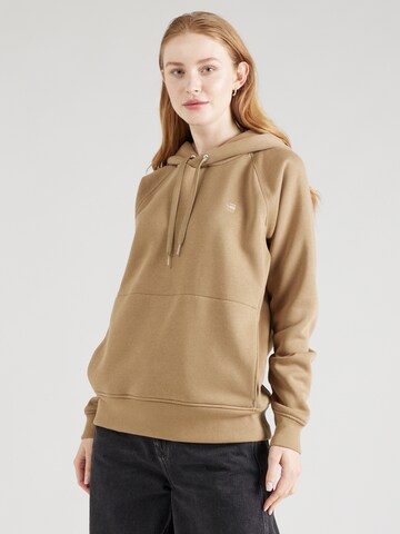 G-Star RAW Sweatshirt 'Premium core 2.0' in Beige: voorkant