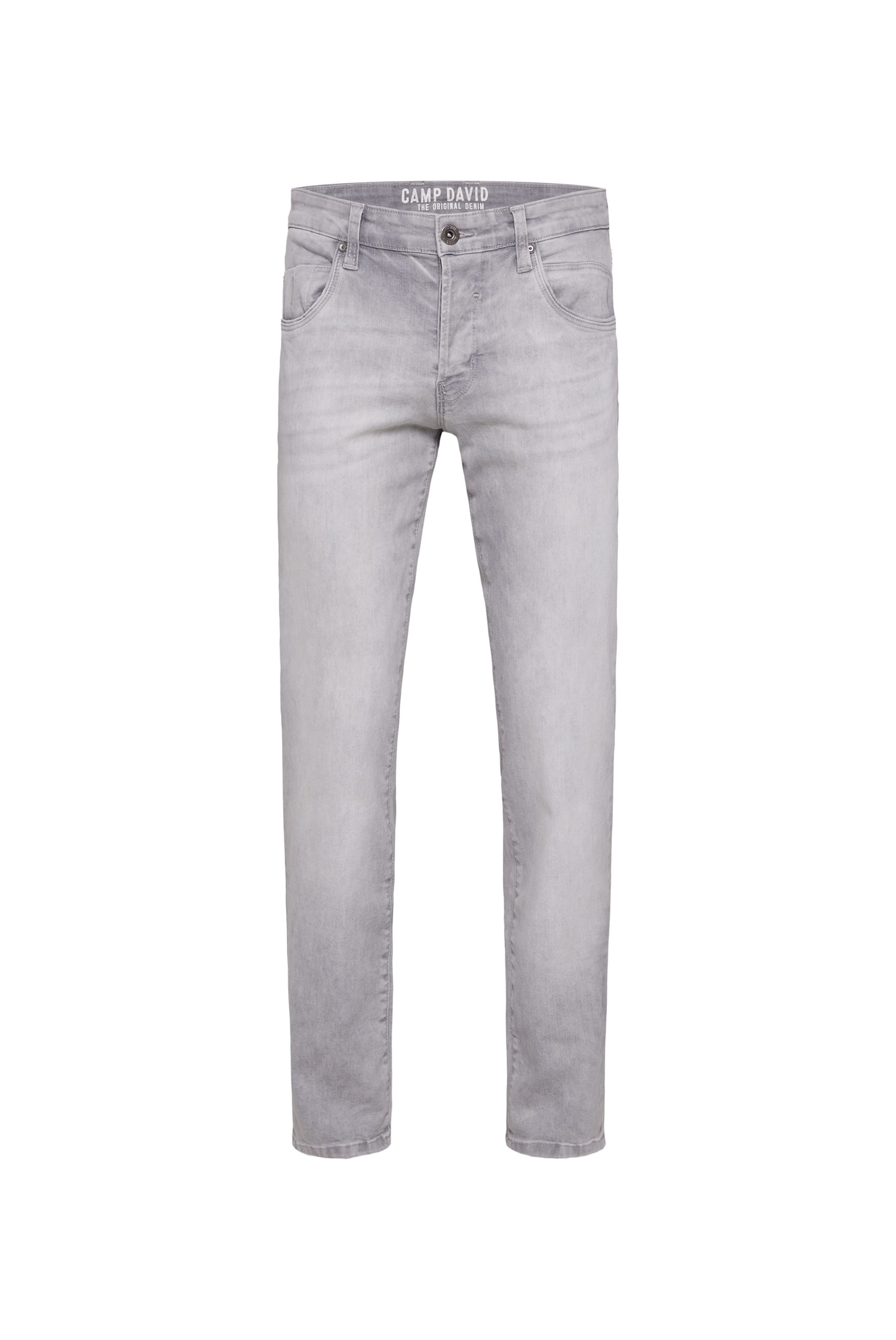 CAMP DAVID Slim fit Jeans 'Ro:Bi' in Grey: front