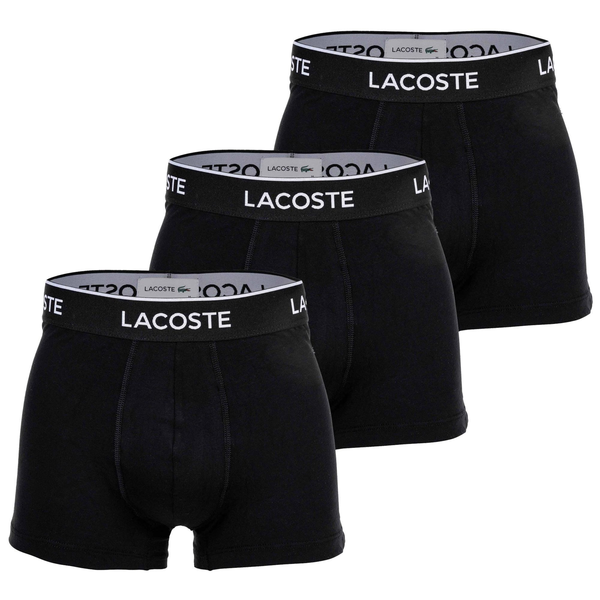 Boxer di LACOSTE in nero: frontale