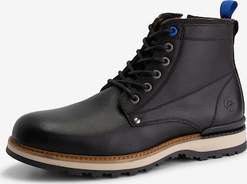 Travelin Snørestøvler 'Malling ' i sort: forside