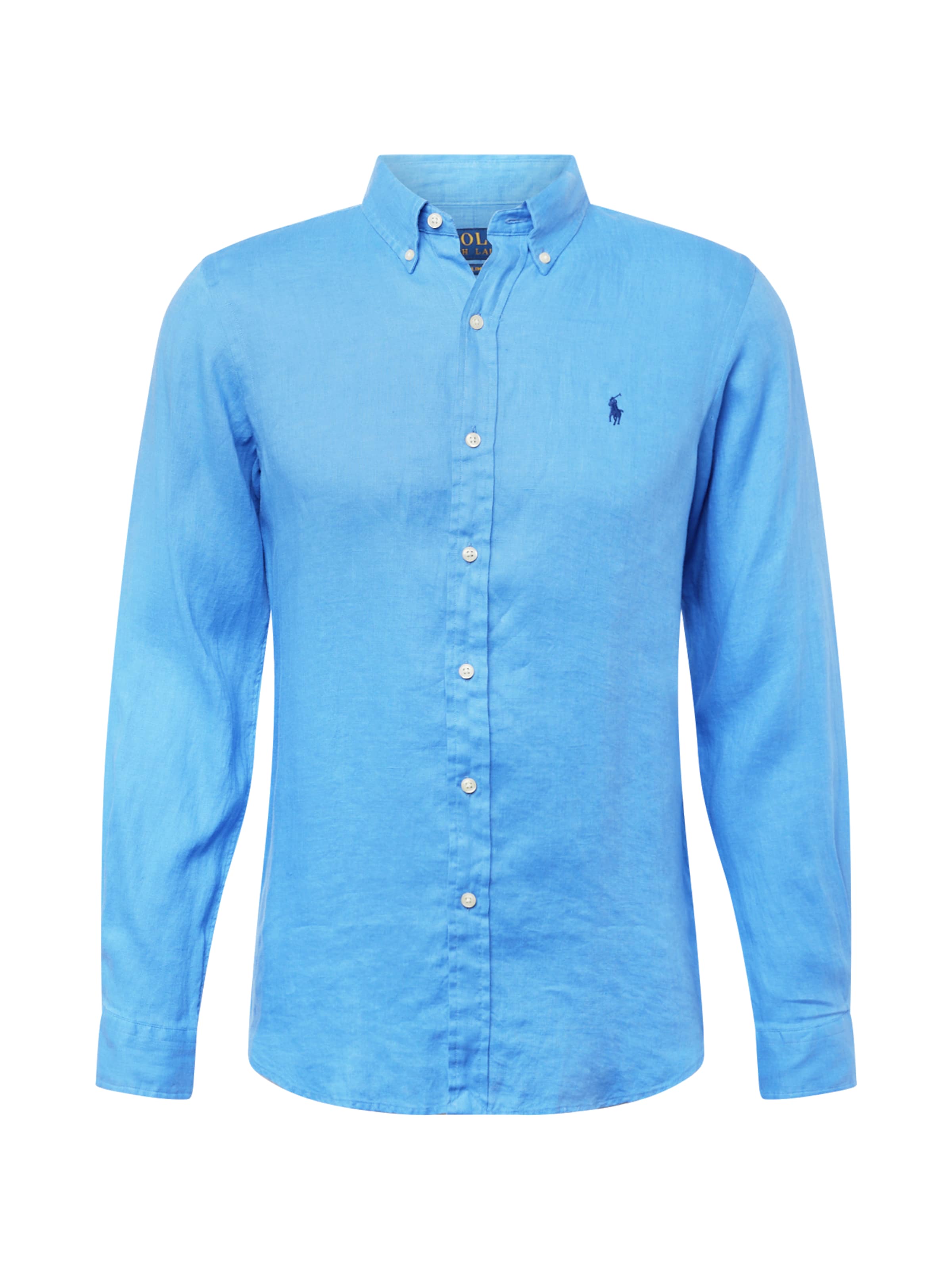 Slim fit Camicia di Polo Ralph Lauren in blu: frontale