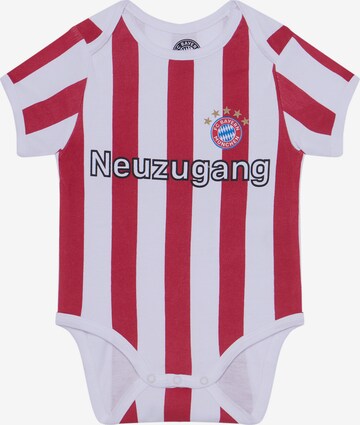 FC BAYERN MÜNCHEN Romper/Bodysuit 'FC Bayern München' in Red: front