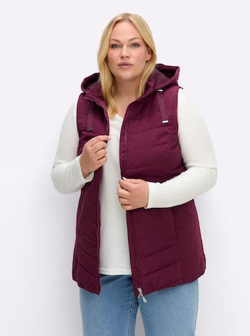 Gilet SHEEGO en rouge : devant