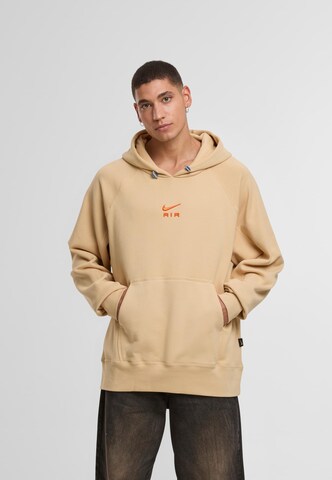 Nike Sportswear Sweatshirt in Beige: Vorderseite