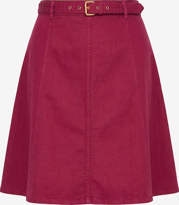 MIAMODA Skirt in Red: front