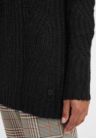 Oxmo Knit Cardigan 'Cle' in Black