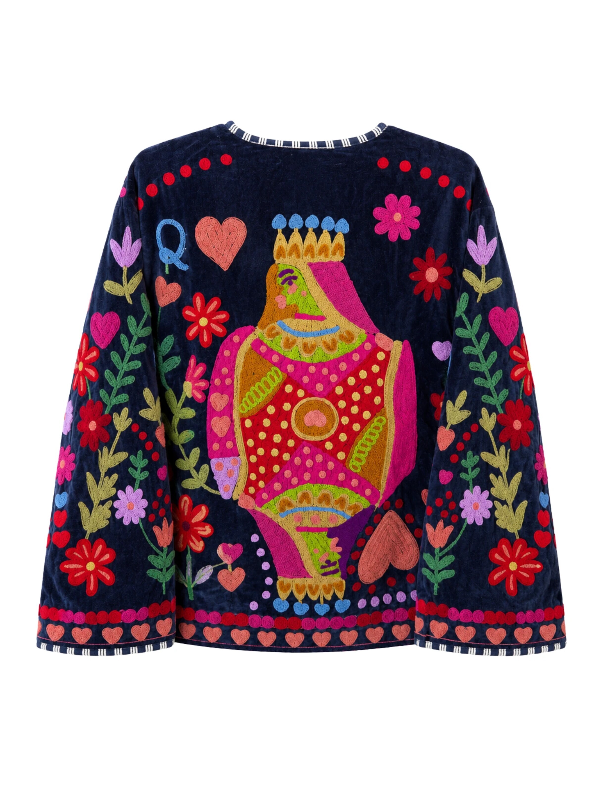ASHINDIA Between-Seasons Coat 'Susi' in Mixed colors