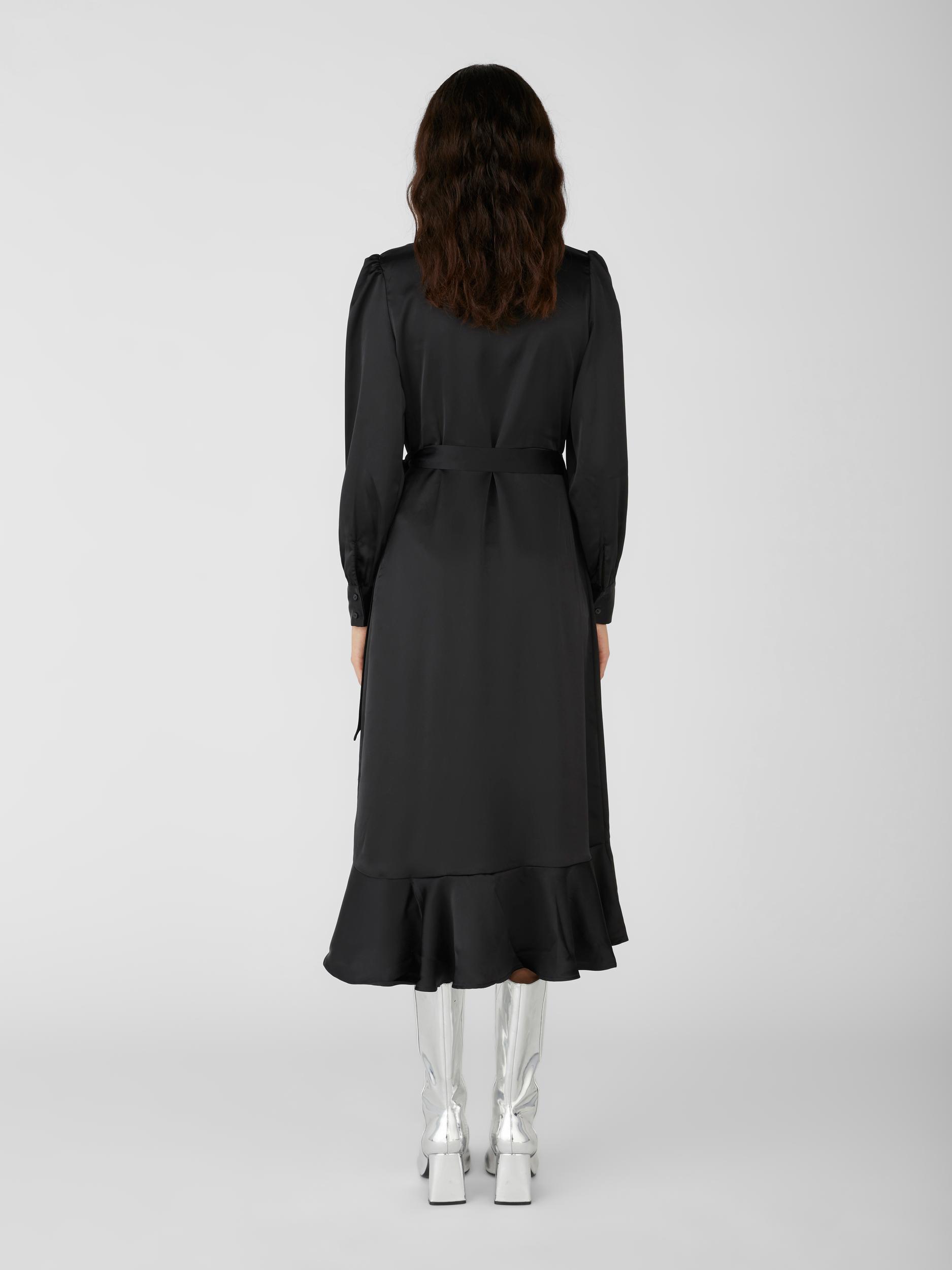 Sukienki EWqnr OBJECT Sukienka koszulowa w kolorze Czarnym 