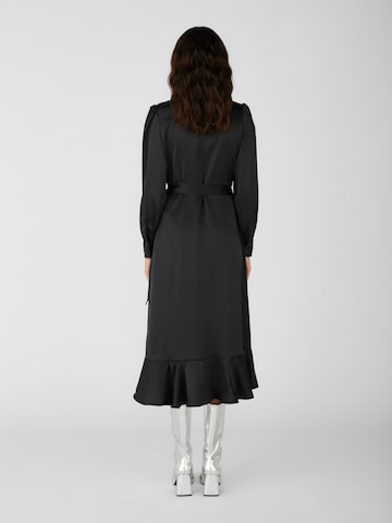 OBJECT Dress 'Sateen' in Black