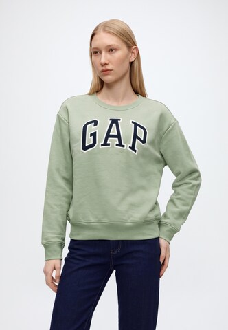 GAP Sweatshirt 'HERITAGE' in Green: front