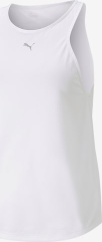 PUMA - Top desportivo em branco: frente