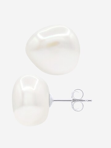 Orecchini 'LARIOS' di Ateliers Saint Germain in bianco: frontale