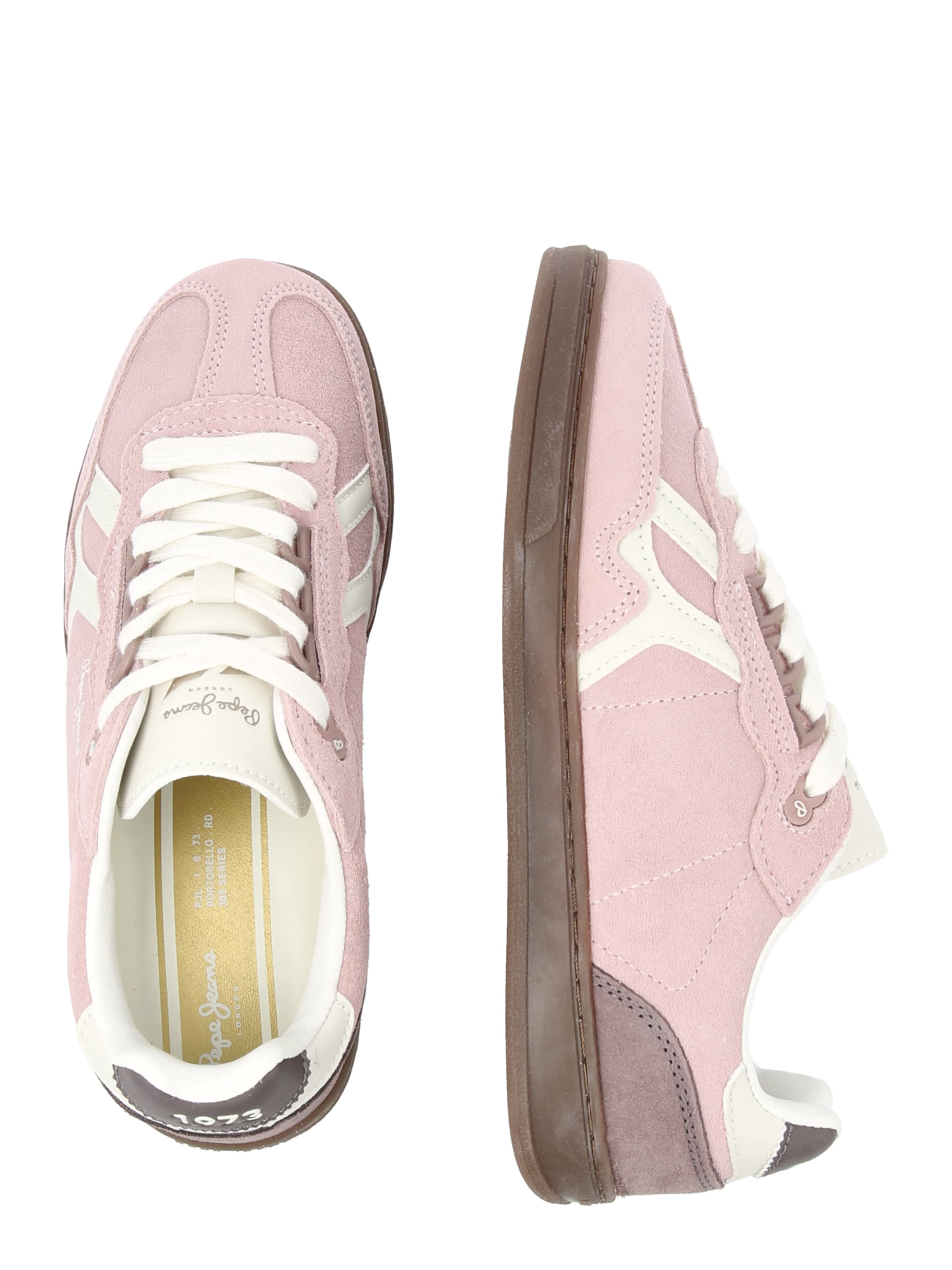 Pepe Jeans Rövid szárú sportcipők 'BALL COLORS' - rózsaszín