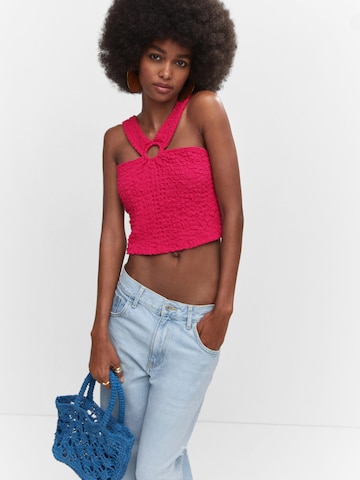 MANGO Top 'CAREY' in Pink: predná strana