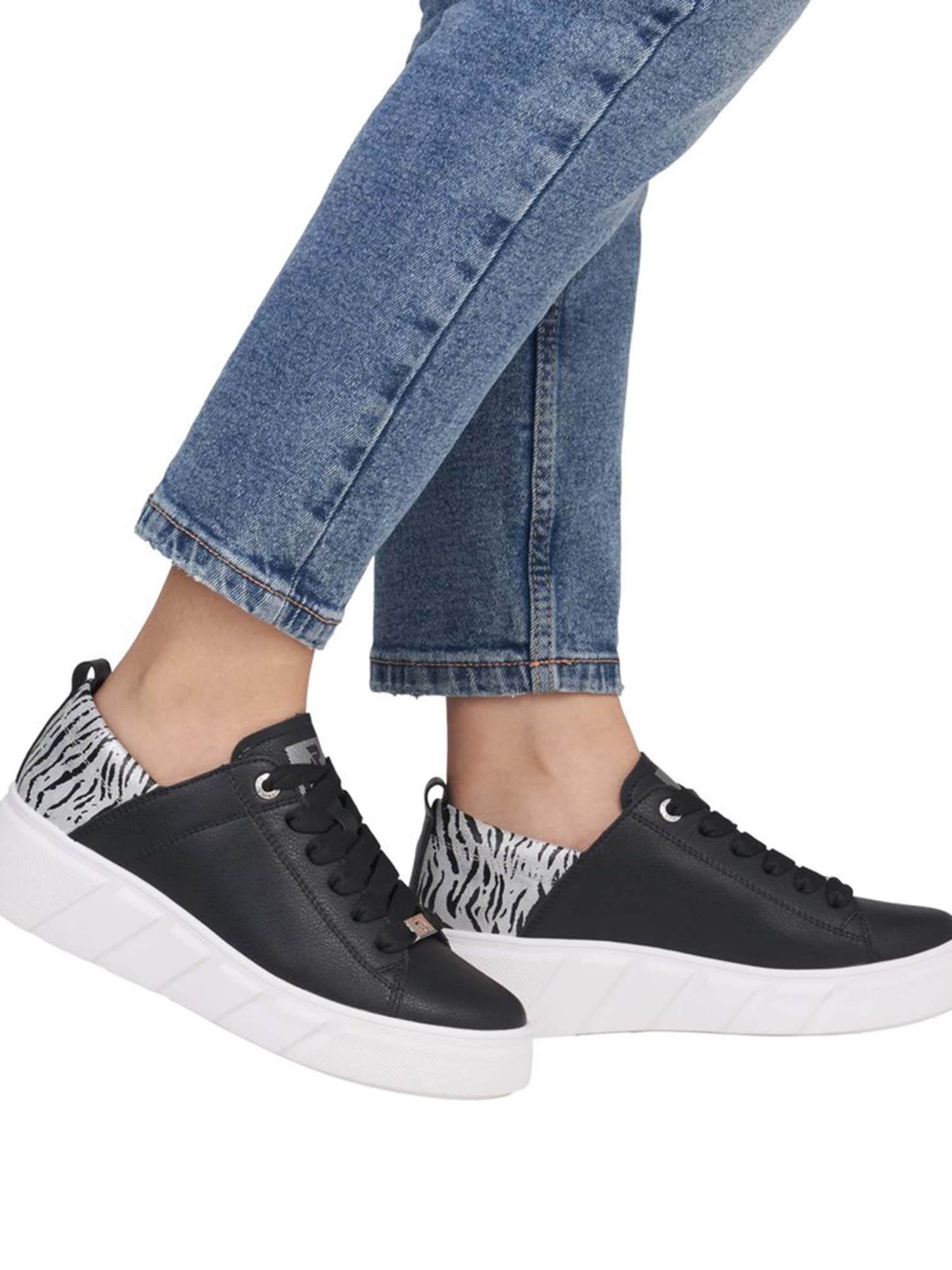 Rieker Sport Sneaker in Schwarz