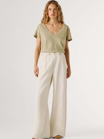 Pepe Jeans Wide Leg Jeans 'Jaimy' in Weiß