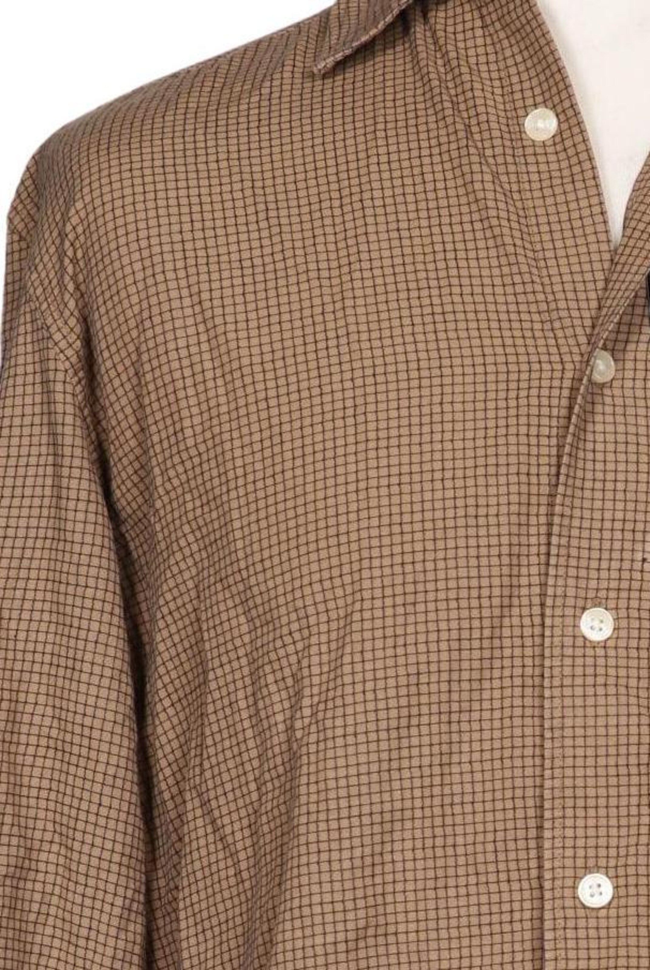 Marc O'Polo Button Up Shirt in M in Beige