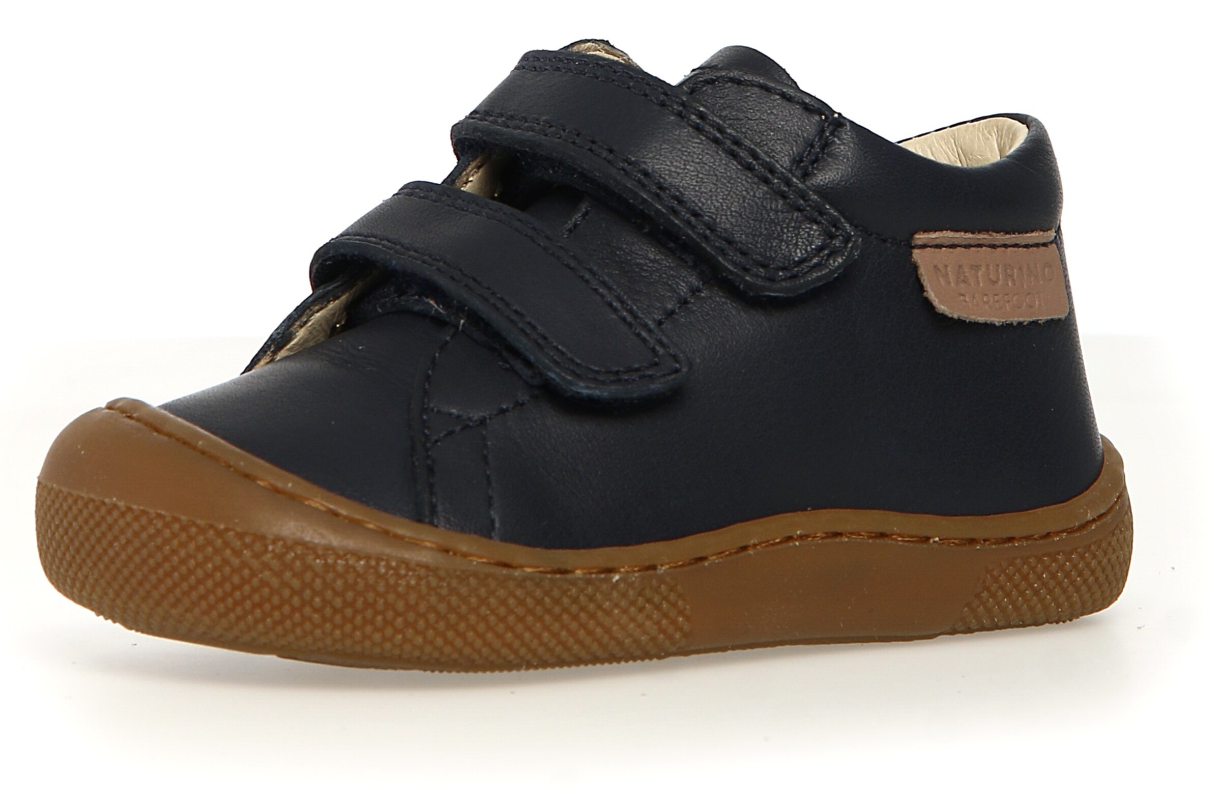 NATURINO First-Step Shoes in Blue: front