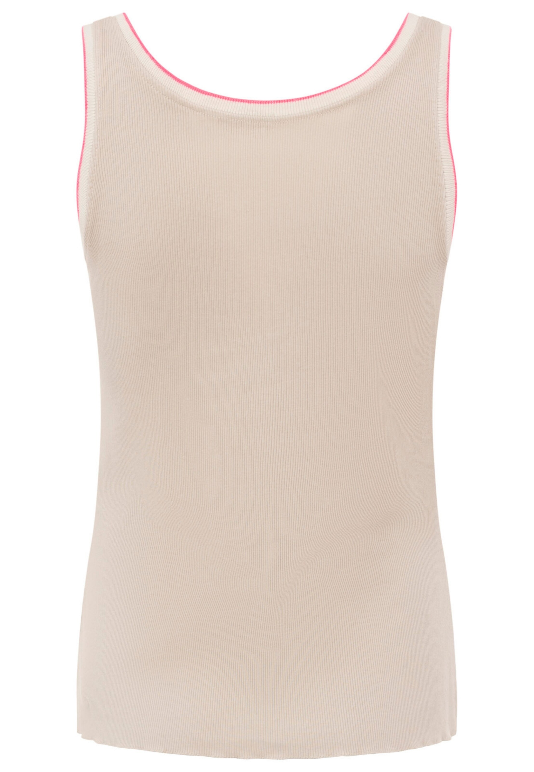 Zwillingsherz Top in Beige