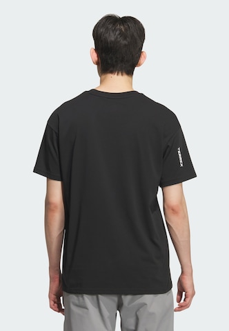 T-Shirt fonctionnel ADIDAS TERREX en noir