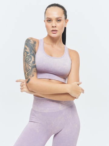 DRILLS Apparel Bustier Sport bh 'XFUNCTION Racer Bra' in Lila