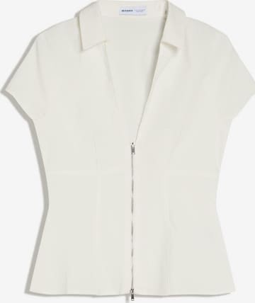 Bershka Pusero värissä valkoinen: etupuoli