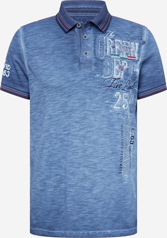 CAMP DAVID Shirt in Blue: front