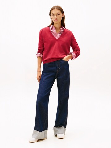 Tommy Jeans Свитер 'ESSENTIAL' в Красный