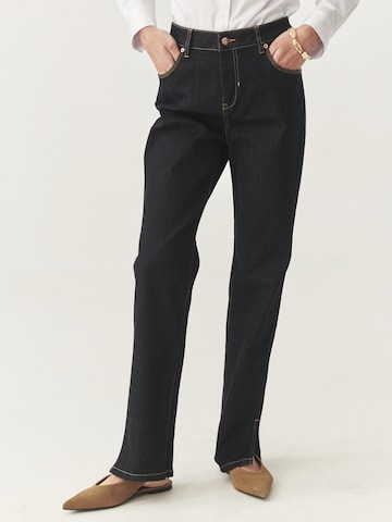 Wide leg Pantaloni de la TATUUM pe albastru