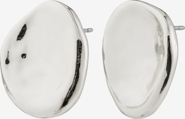 Boucles d'oreilles 'Sparkle' Pilgrim en argent : devant