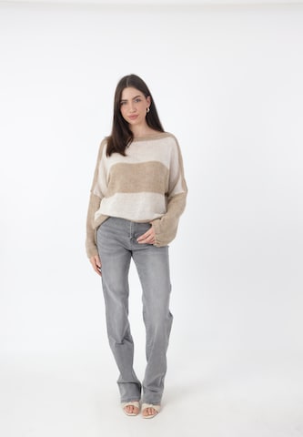 Elara Pullover in Braun: Vorderseite