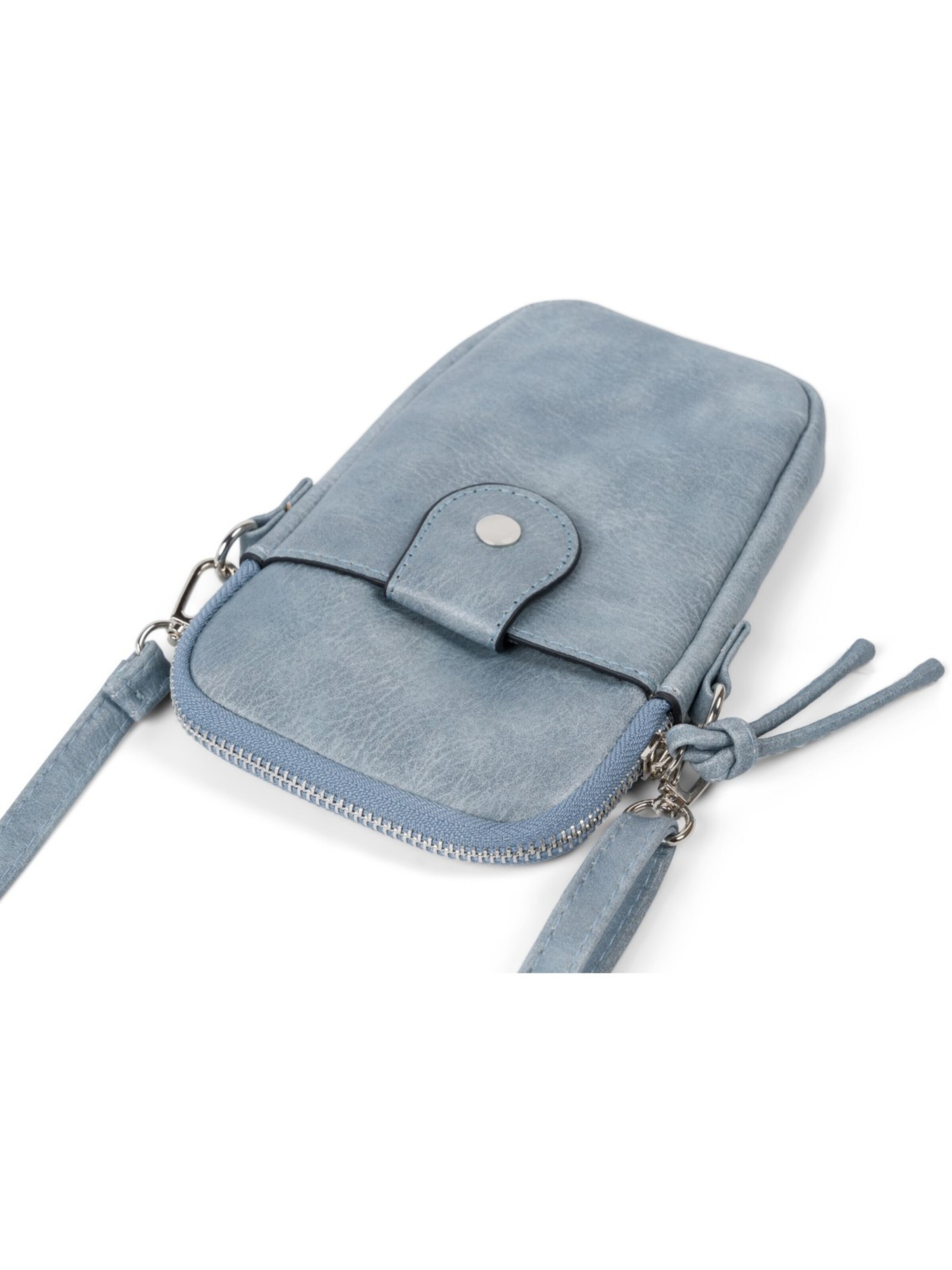 styleBREAKER Umhängetasche 'Mini Umhängetasche Uni'‌‌‌ in Blau
