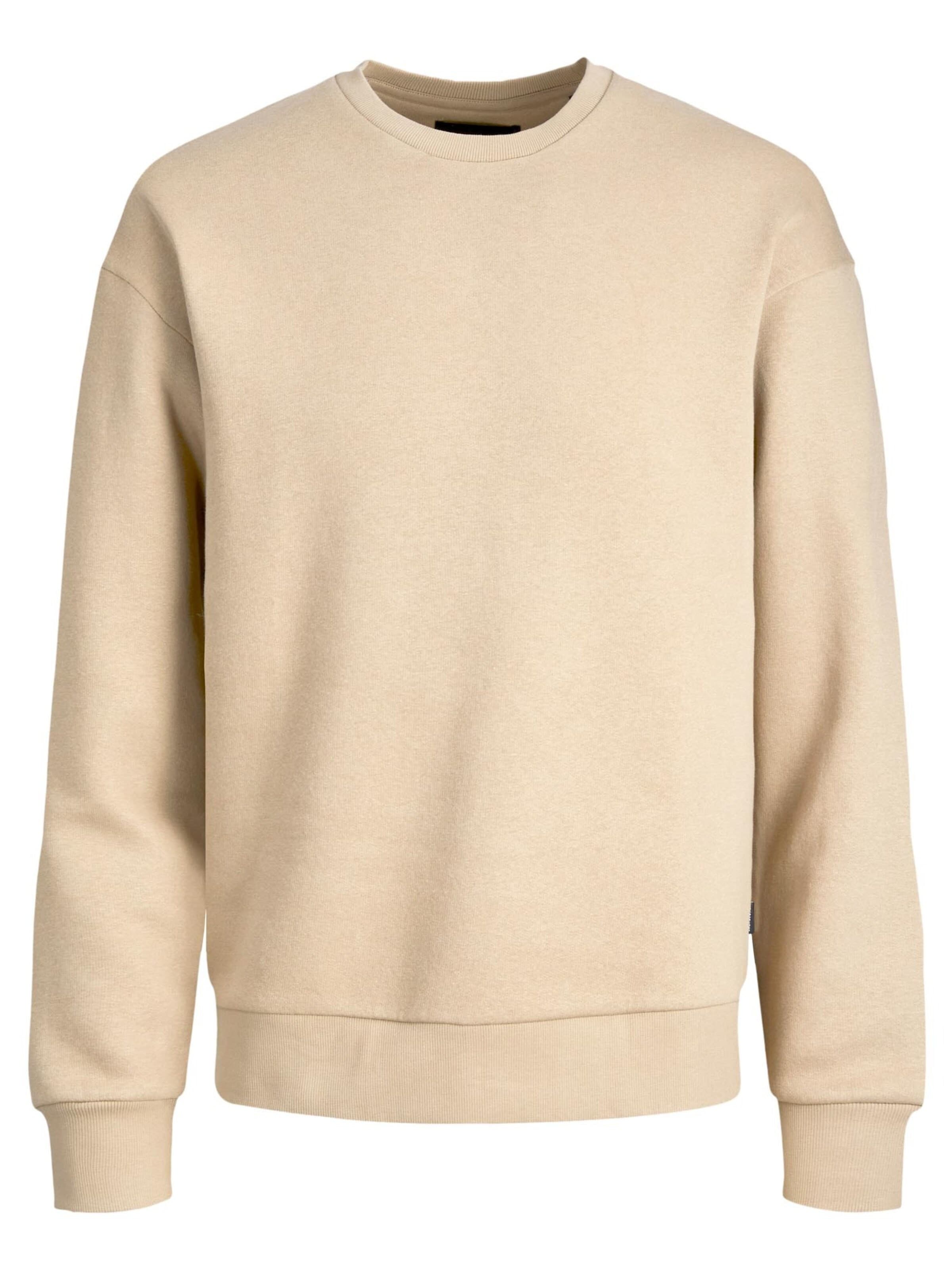 JACK & JONES Sweatshirt 'Star'‌‌‌‌‌‌ in S in beige, Produktansicht