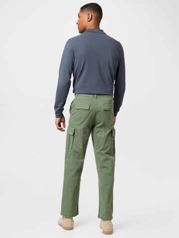 WEEKDAY Loosefit Cargobyxa 'Joel' i grön