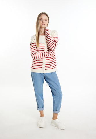 DreiMaster Maritim Knit Cardigan in Red