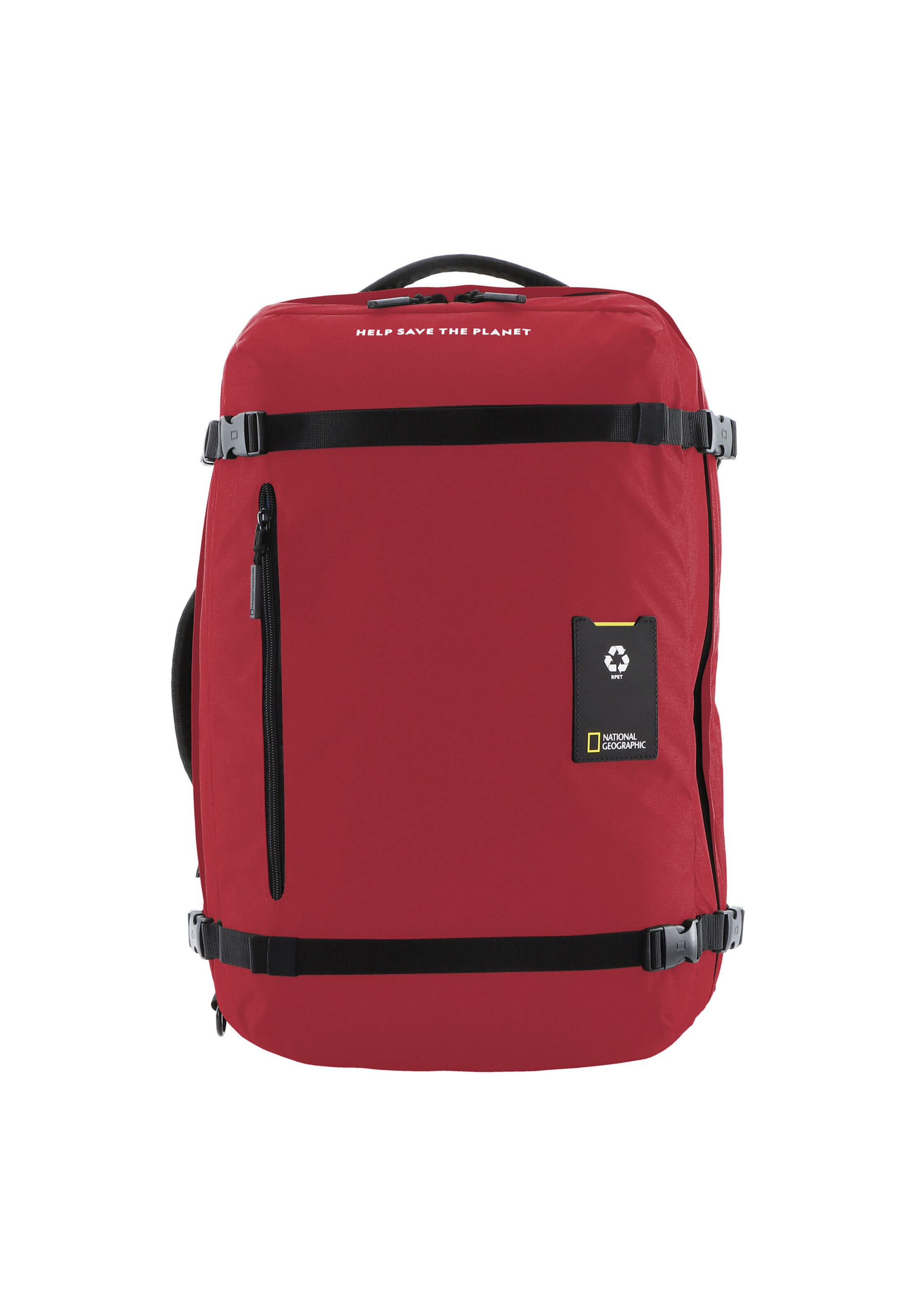 National Geographic Rucksack 'OCEAN' in Rot: Vorderseite