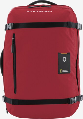 National Geographic Rucksack 'OCEAN' in Rot: predná strana