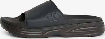 Calvin Klein Jeans - Sapato aberto em preto: frente