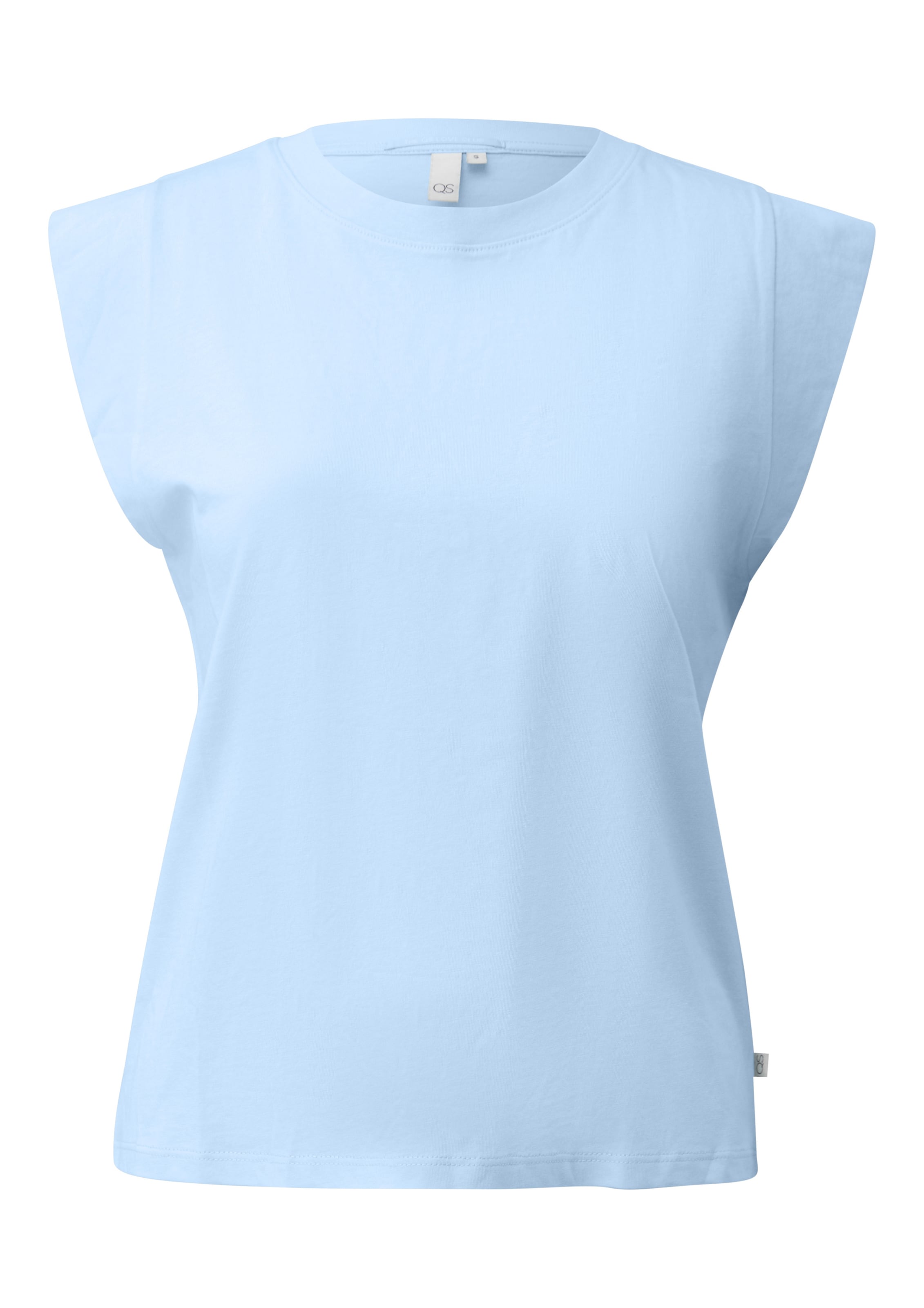 QS Shirt in Blauw: voorkant
