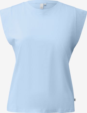 QS Shirt in Blauw: voorkant