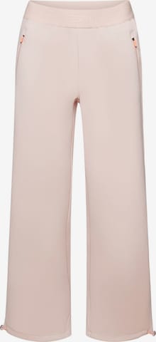 Regular Pantalon de sport ESPRIT en rose : devant