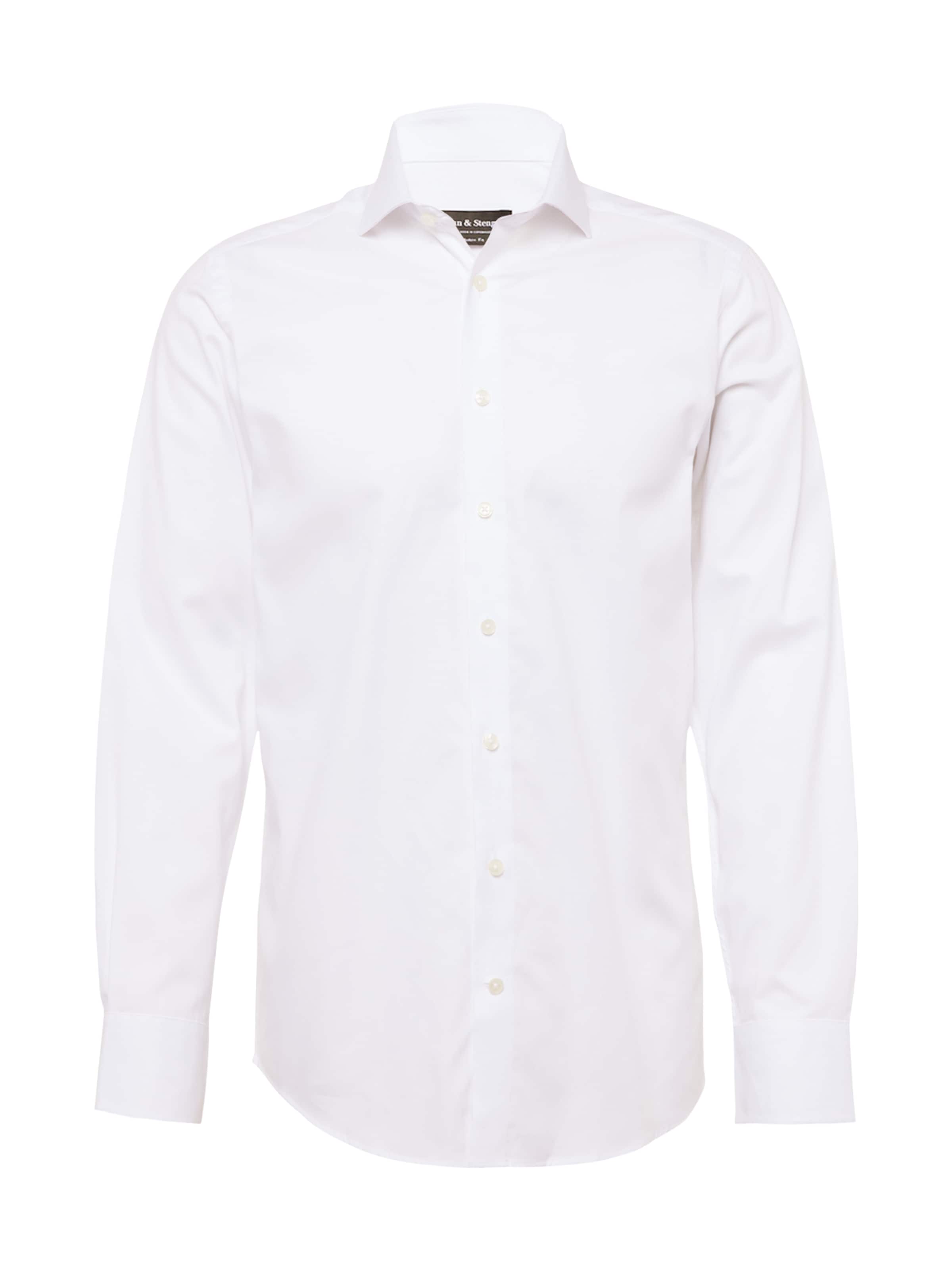 Regular fit Camicia 'Begovic' di Bruun & Stengade in bianco: frontale